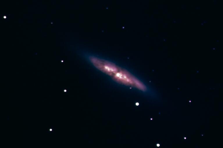 M82 Unusual Eruptive Galaxy in Ursa Major